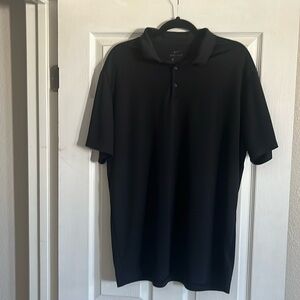 Nike Dri-fit collared black shirt.